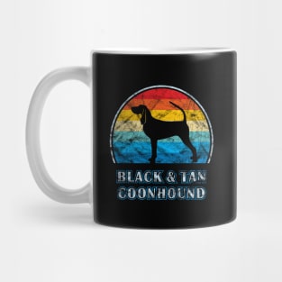 Black and Tan Coonhound Vintage Design Dog Mug